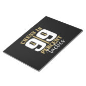 Chess is 99 % tactiek notitieblok (Schuin)