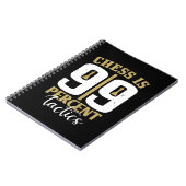 Chess is 99 % tactiek notitieboek (Linkerzijde)