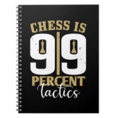 Chess is 99 % tactiek notitieboek (Voorkant)