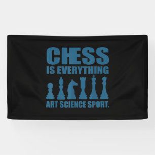 Chess is Art Science Sports Gift Women Mannen Spandoek