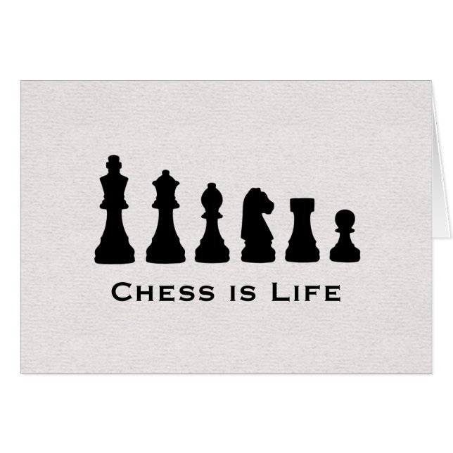 Chess is Life (Voorkant Horizontaal)