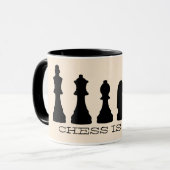 Chess is Life Mok (Voorkant links)