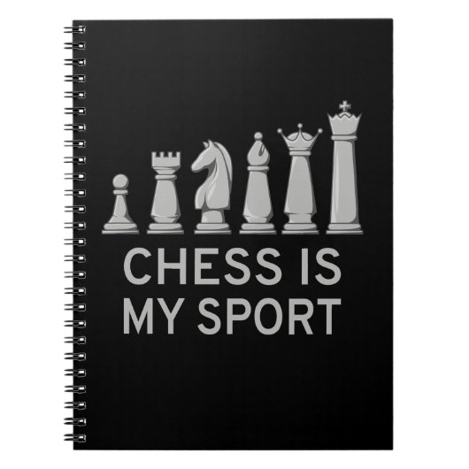 Chess is mijn sport notitieboek (Voorkant)