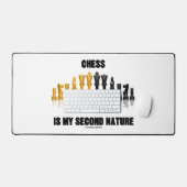 Chess is mijn tweede Natuur die de kaasset reflect Bureaumat (Keyboard & Muis)
