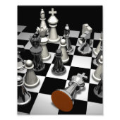 Chess Jigzaag Puzzle Foto Afdruk (Voorkant)