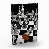 Chess Jigzaag Puzzle Fotoblokken (Links)