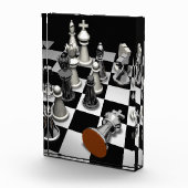 Chess Jigzaag Puzzle Fotoblokken (Rechts)
