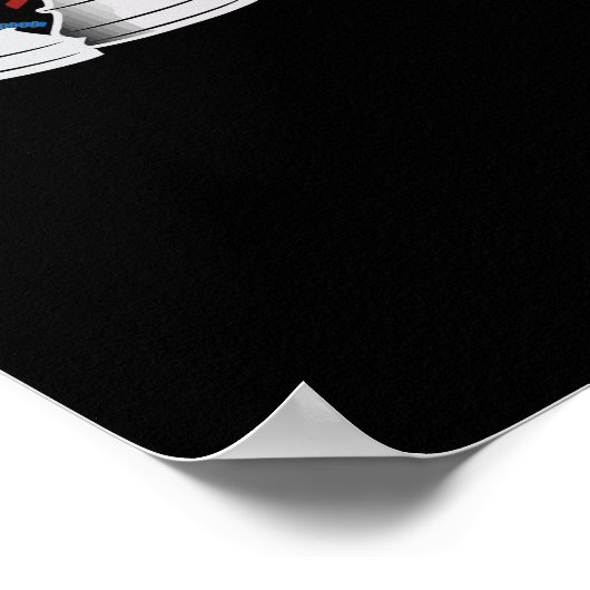 Chess Jiu Jitsu voor BJJ Martial Art Grappling Poster (Hoek)