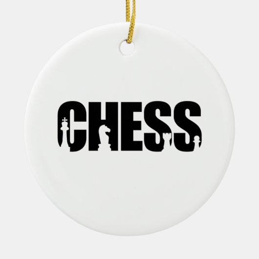 Chess Keramisch Ornament (Voorkant)