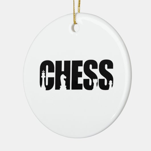 Chess Keramisch Ornament (Links)