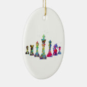 Chess Keramisch Ornament (Rechts)