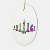 Chess Keramisch Ornament (Links)