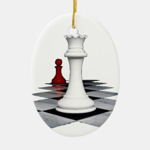 Chess Keramisch Ornament