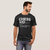 Chess Kind Definition Chess Player T-shirt (Voorkant volledig)