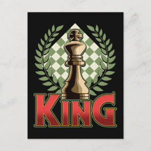 Chess King Briefkaart