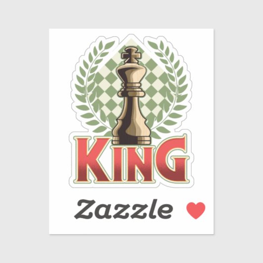 Chess King | Chess Sticker (Vel)