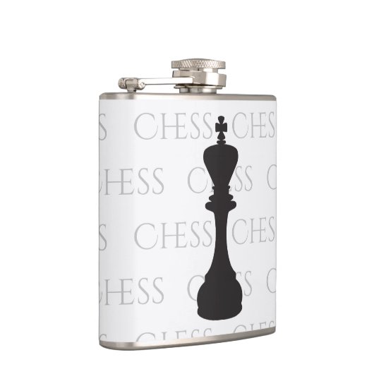 Chess King Classic Piece Modern Black, White Heupfles (Rechts)