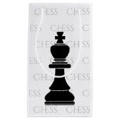 Chess King Classic Piece Modern Black, White Klein Cadeauzakje (Voorkant)