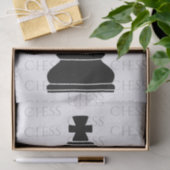 Chess King Classic Piece Modern Black, White Tissuepapier (Geschenk)