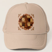 Chess King custom name Hat Trucker Pet (Voorkant)