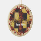 Chess King Keramisch Ornament (Rechts)