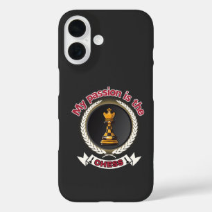 Chess King Laurel Crown Passion Strategie Macht iPhone 16 Hoesje