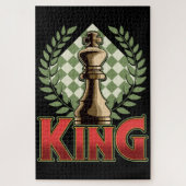 Chess King Legpuzzel (Verticaal)