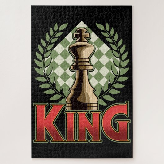 Chess King Legpuzzel (Verticaal)