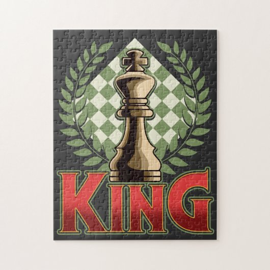 Chess King Legpuzzel (Verticaal)