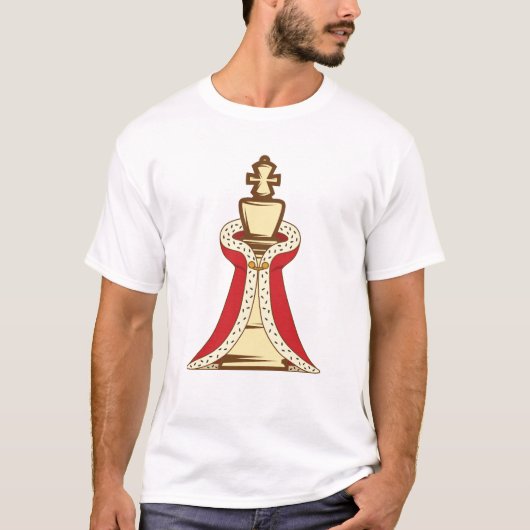 Chess King Piece T-shirt (Voorkant)