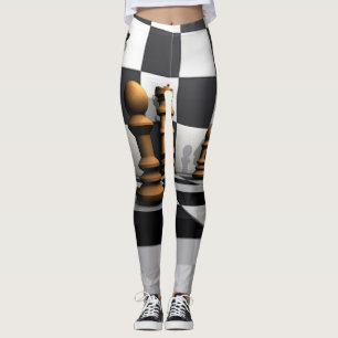 Chess King Play Leggings