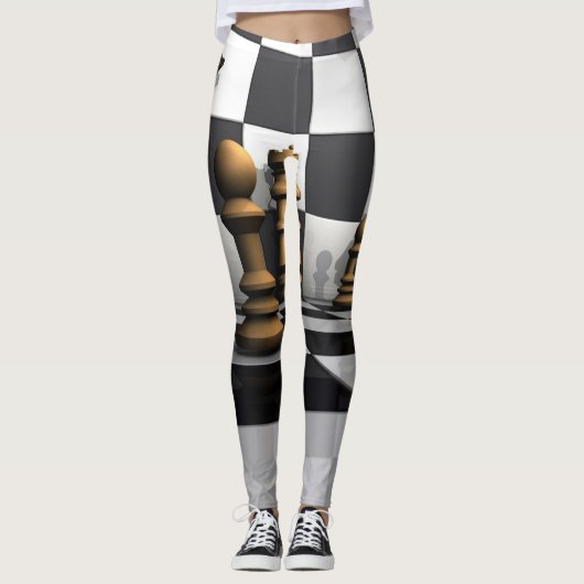 Chess King Play Leggings (Voorkant)