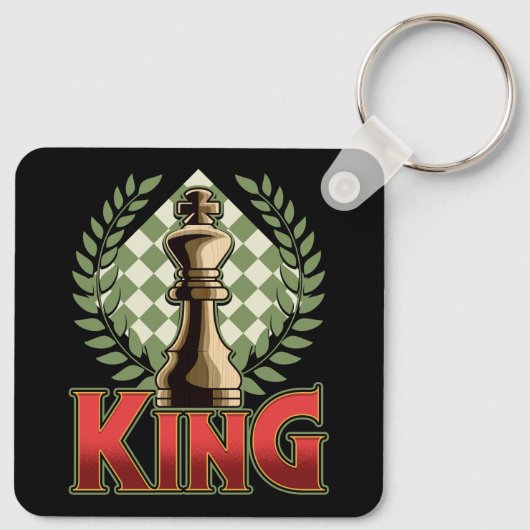 Chess King Sleutelhanger (Achterkant)