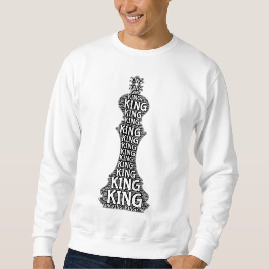 Chess King Word Afbeelding Trui (Voorkant)