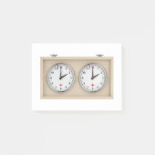 Chess-klok Post-it® Notes (Voorkant)