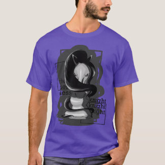Chess Knight als Chess-stuk T-shirt