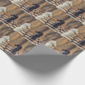 Chess Knight Chess Board Cadeaupapier (Hoek)