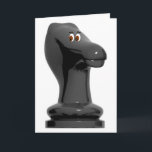 Chess Knight Funny Verjaardag Kaart<br><div class="desc">De ideale kaart voor elke schaakliefhebber - paardschaak wil je een gelukkige verjaardag wensen. De kaart bevat de boodschap Horsey Chess Wil Je Een Gelukkige Verjaardag Wens,  maar je kunt je eigen boodschap toevoegen om aan je behoeften te voldoen en om je eigen stijl te weerspiegelen.</div>