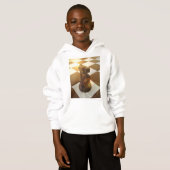 Chess Knight Hooded Kind Sweatshirt (Voorkant volledig)