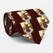 Chess Knight Mannen Stropdas (Opgerold)