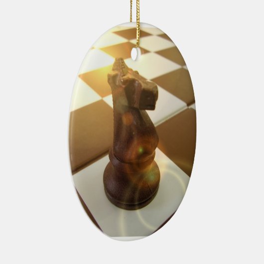 Chess Knight Ornament (Rechts)