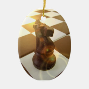 Chess Knight Ornament