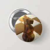 Chess Knight Round Button (Voorkant /achterkant)