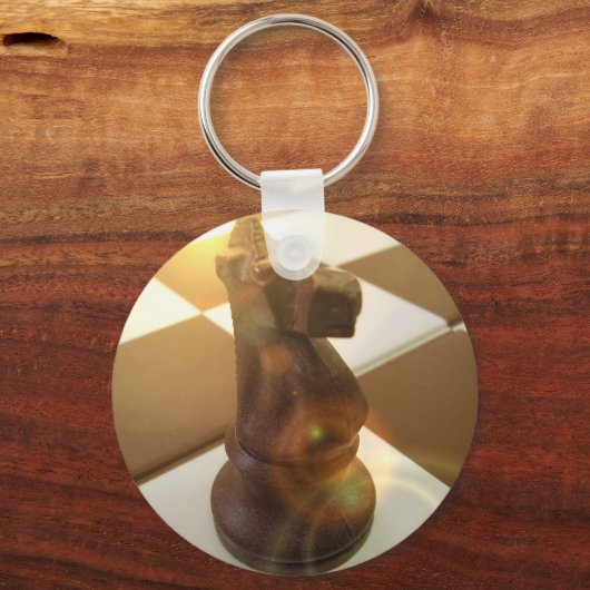 Chess Knight Sleutelhanger (Voorkant)