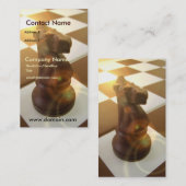 Chess Knight Visitekaartje (Voorkant / Achterkant)