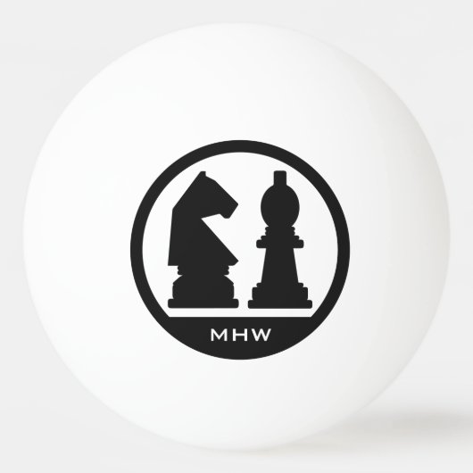 CHESS-kogels met kussens voor monogram pingpongbal (Voorkant)
