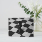 Chess koningin briefkaart (Staand voorkant)