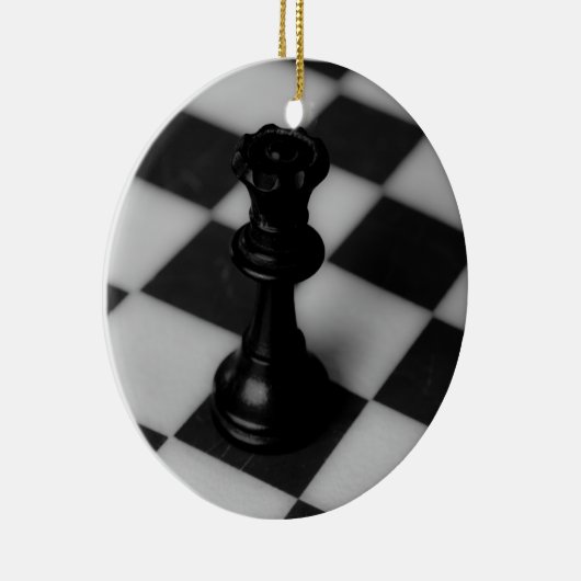 Chess koningin keramisch ornament (Rechts)