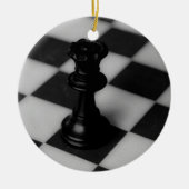 Chess koningin keramisch ornament (Voorkant)