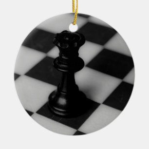 Chess koningin keramisch ornament
